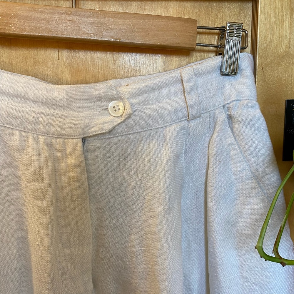 High Waisted Linen Pants